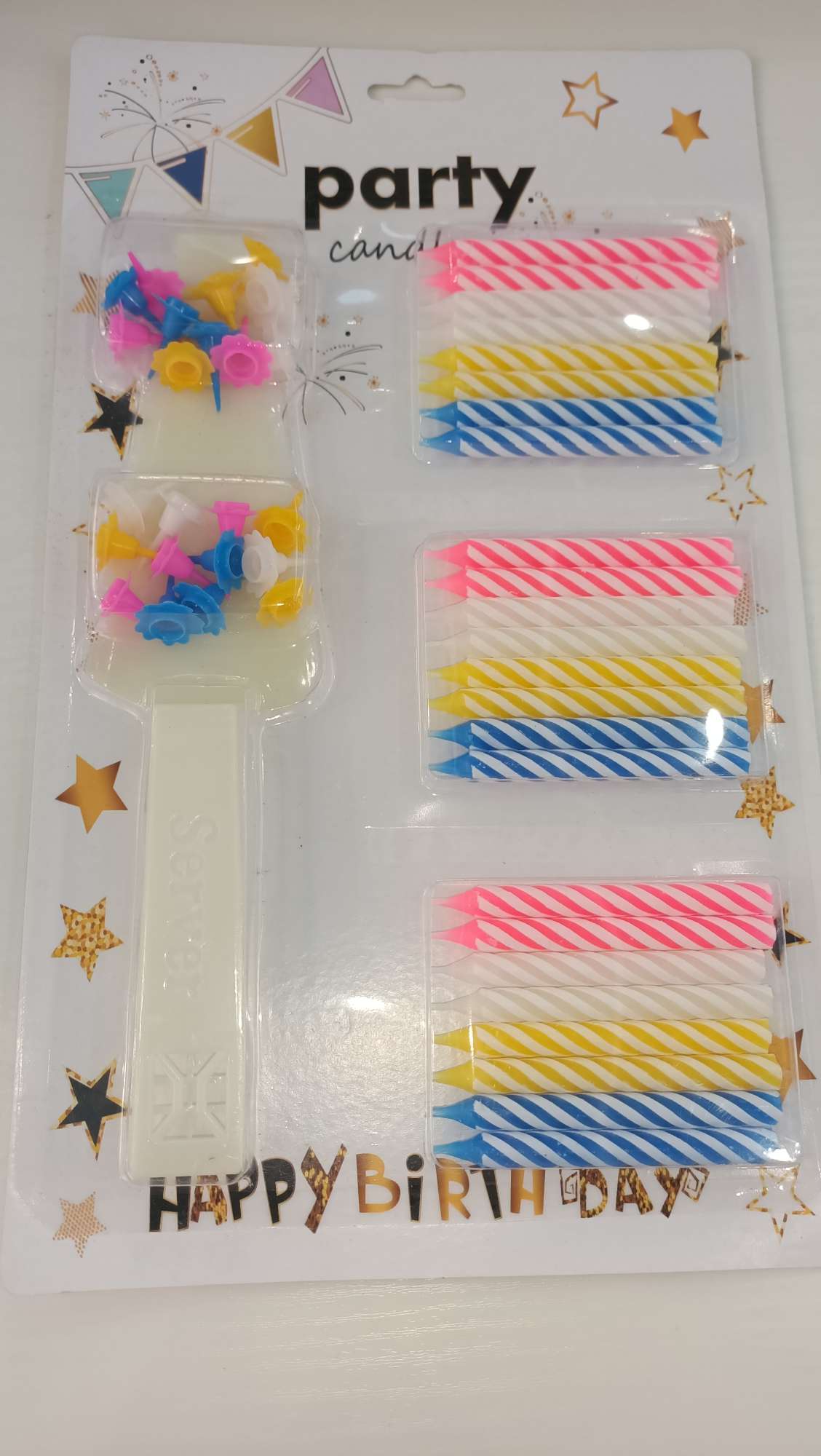 枫林3*8支三分螺纹双色＋塑料刀＋24丢花组合