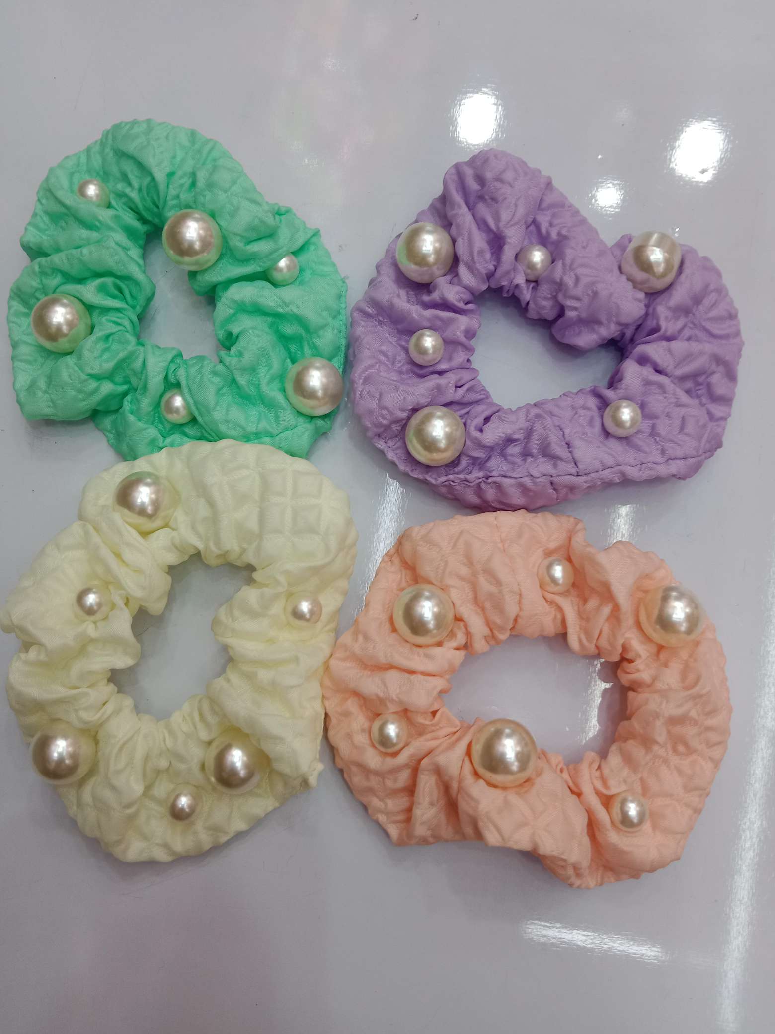 高亮珍珠发圈