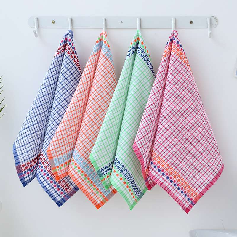 Yijia cotton and needle Factory direct sales kitchen towel with good water absorption, 38*64CM Specification image