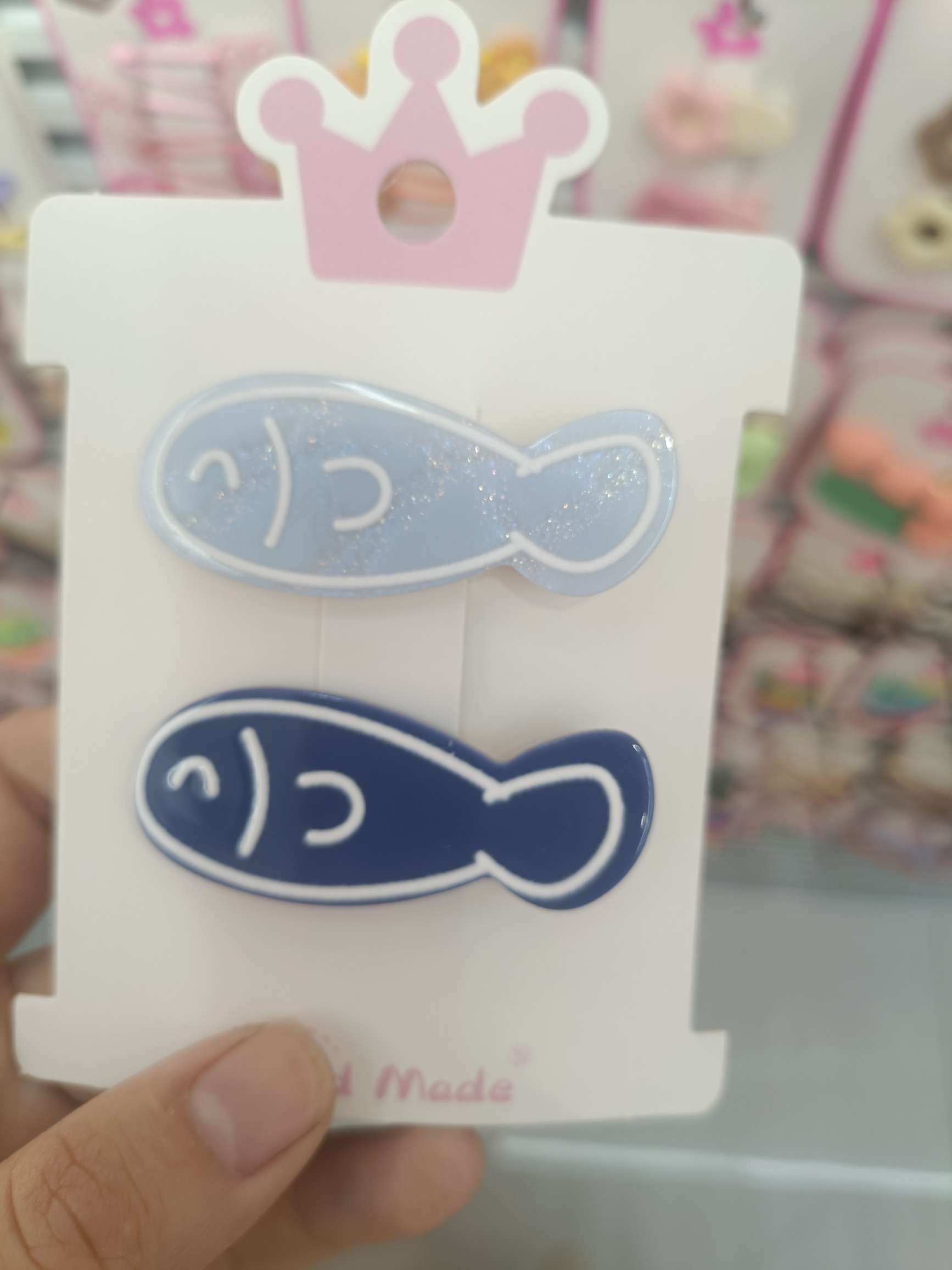 新款亚克力发夹 可爱鱼发夹