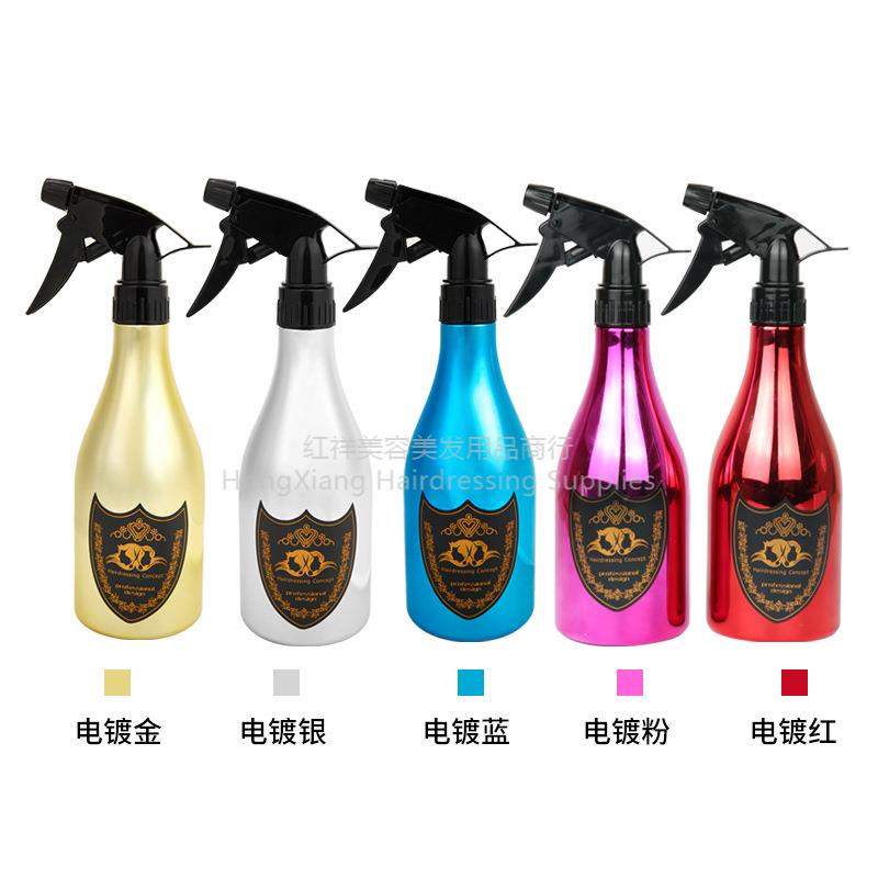 Factory direct sales barbershop special electroplating spray bottle spray bottle hair salon hair stylist spray bottle
