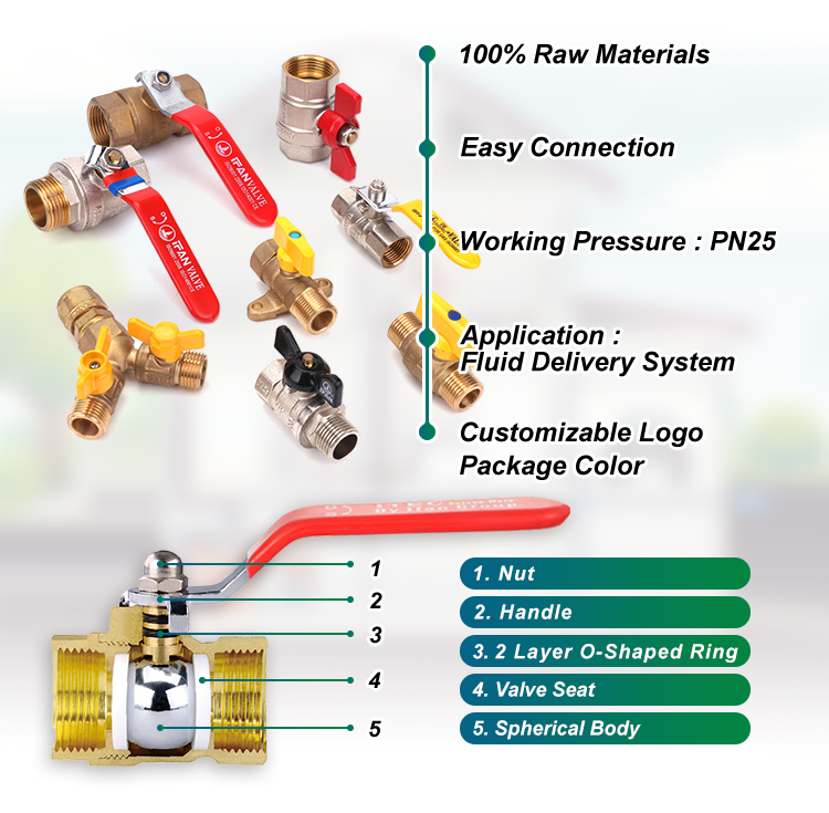 IFAN PPR Stop Valve Plastic PPR Pipe Fittings High Quality  pic 3