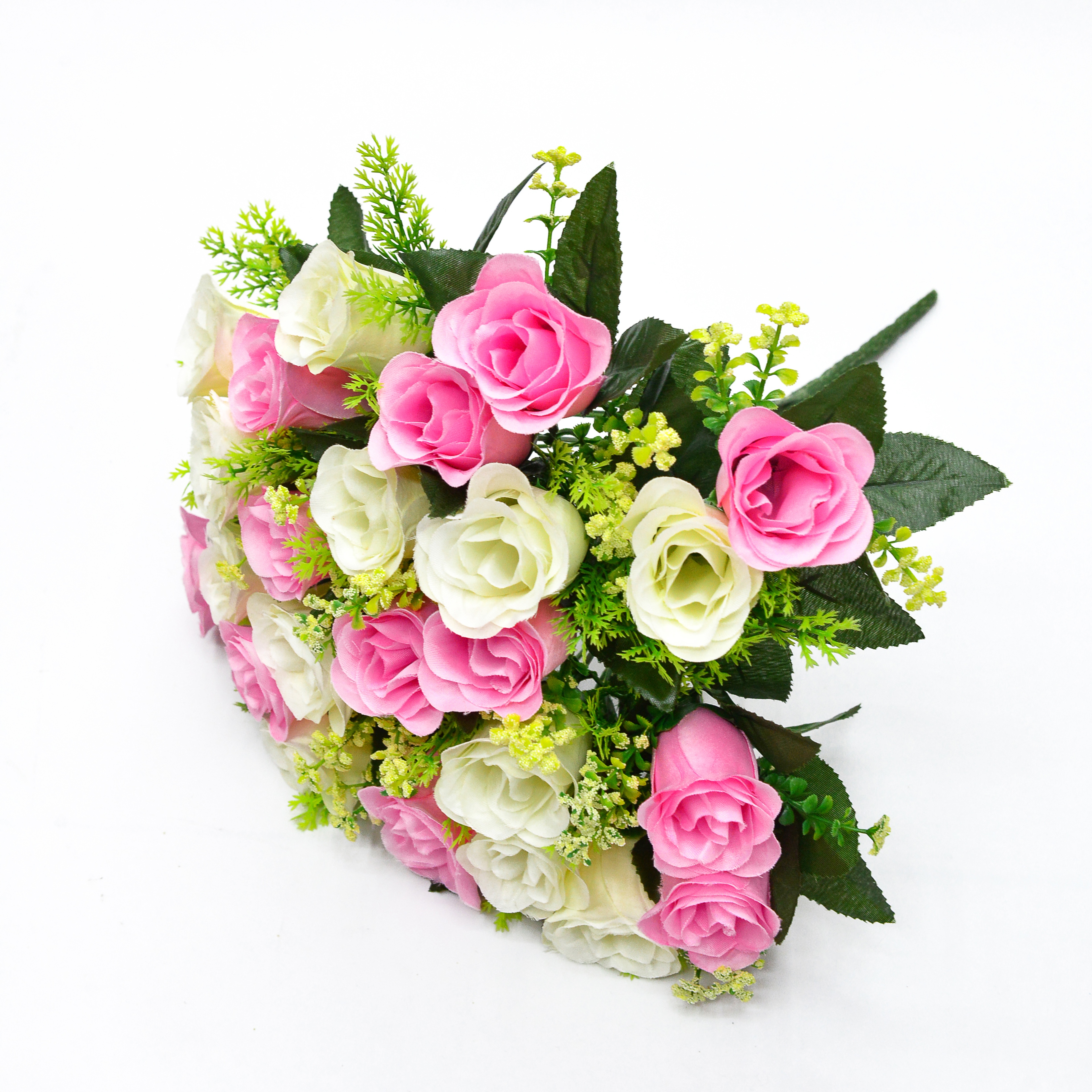 24-head rose bud artificial flowers, wedding bouquets, home and commercial decoration artificial flowers Specification image