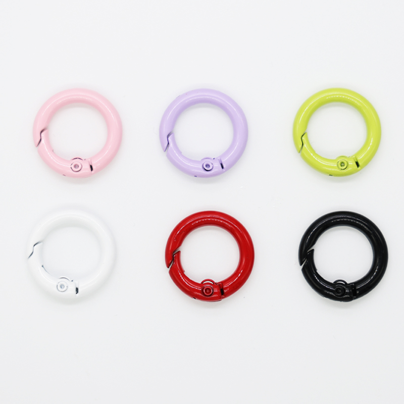 糖果色钩扣箱/箱包配件/钩扣/钥匙挂扣细节图