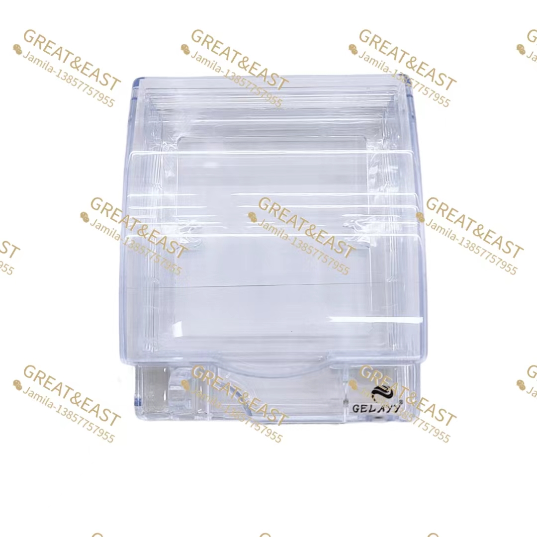 Transparent switch for electricians and electrical equipment, waterproof and splash-proof box with safety lock details Picture