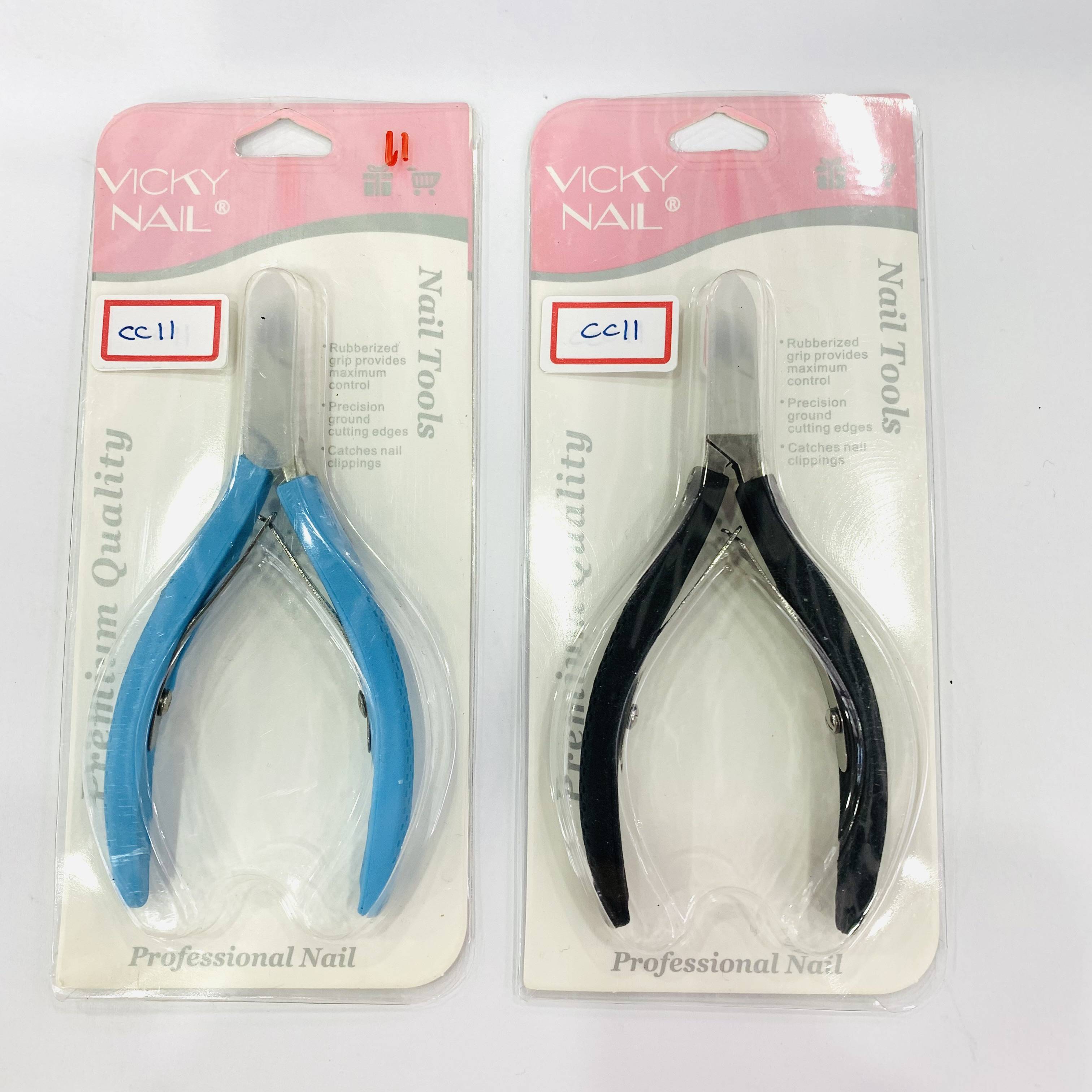 Stainless steel cuticle clipper CC11 cuticle removal barb Manicure edge Beauty clipper Double fork nail art tool
