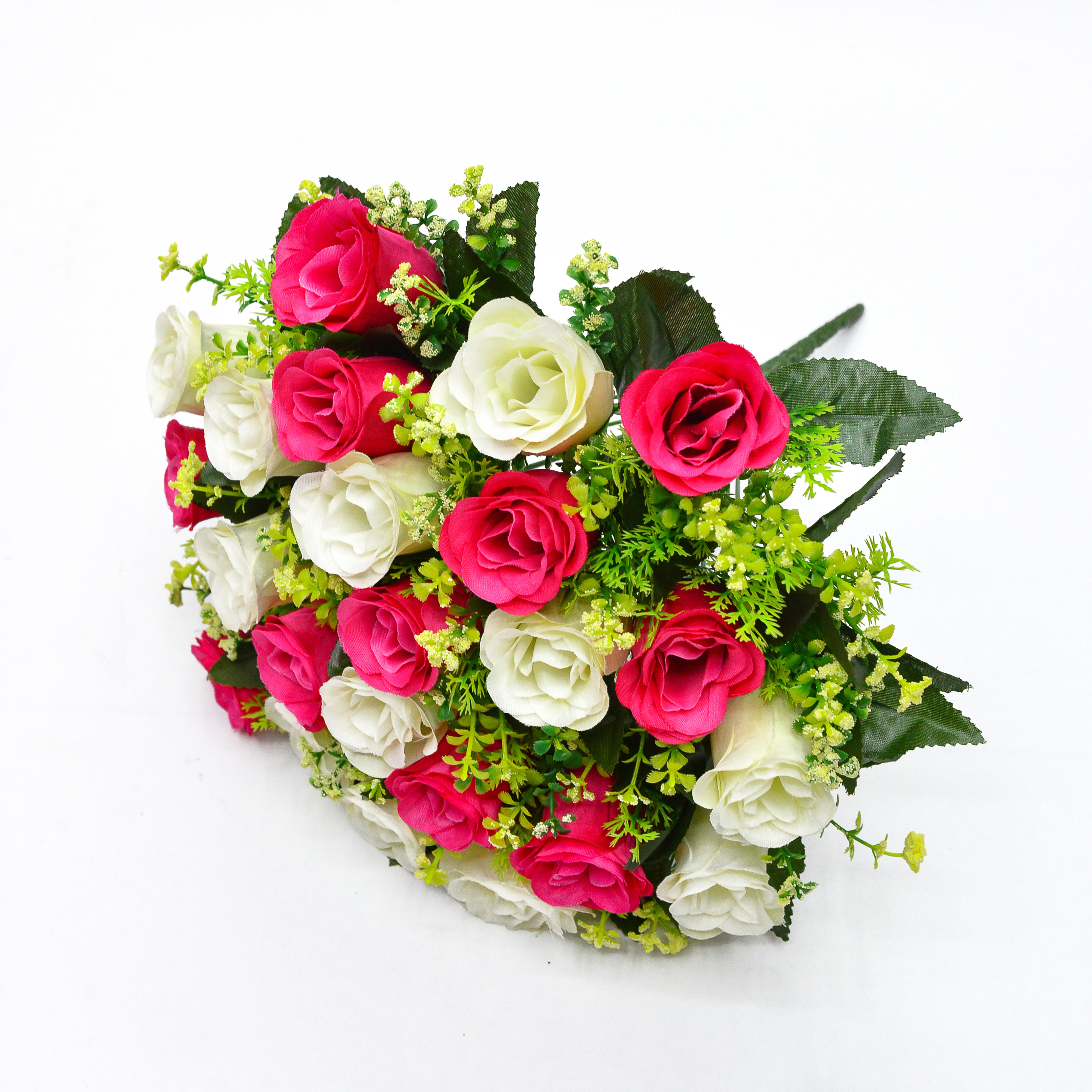 24-head rose bud artificial flowers, wedding bouquets, home and commercial decoration artificial flowers Application Scenario