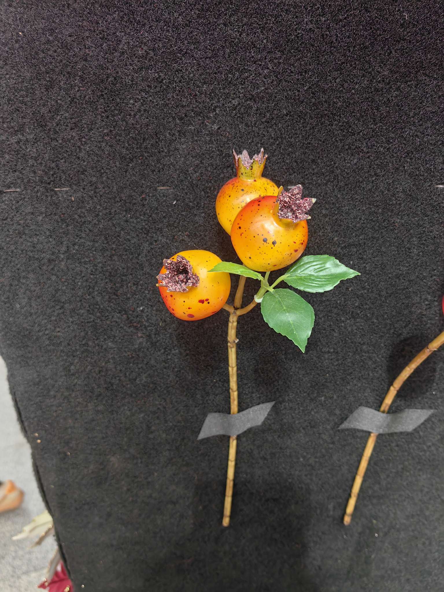 Simulation Mini Pomegranate Fake Flower Simulation Fruit Christmas Holiday Decoration Flower Living Room Table Decoration Simulation Flower Foreign Trade Cross-Border 36 Cm details Picture