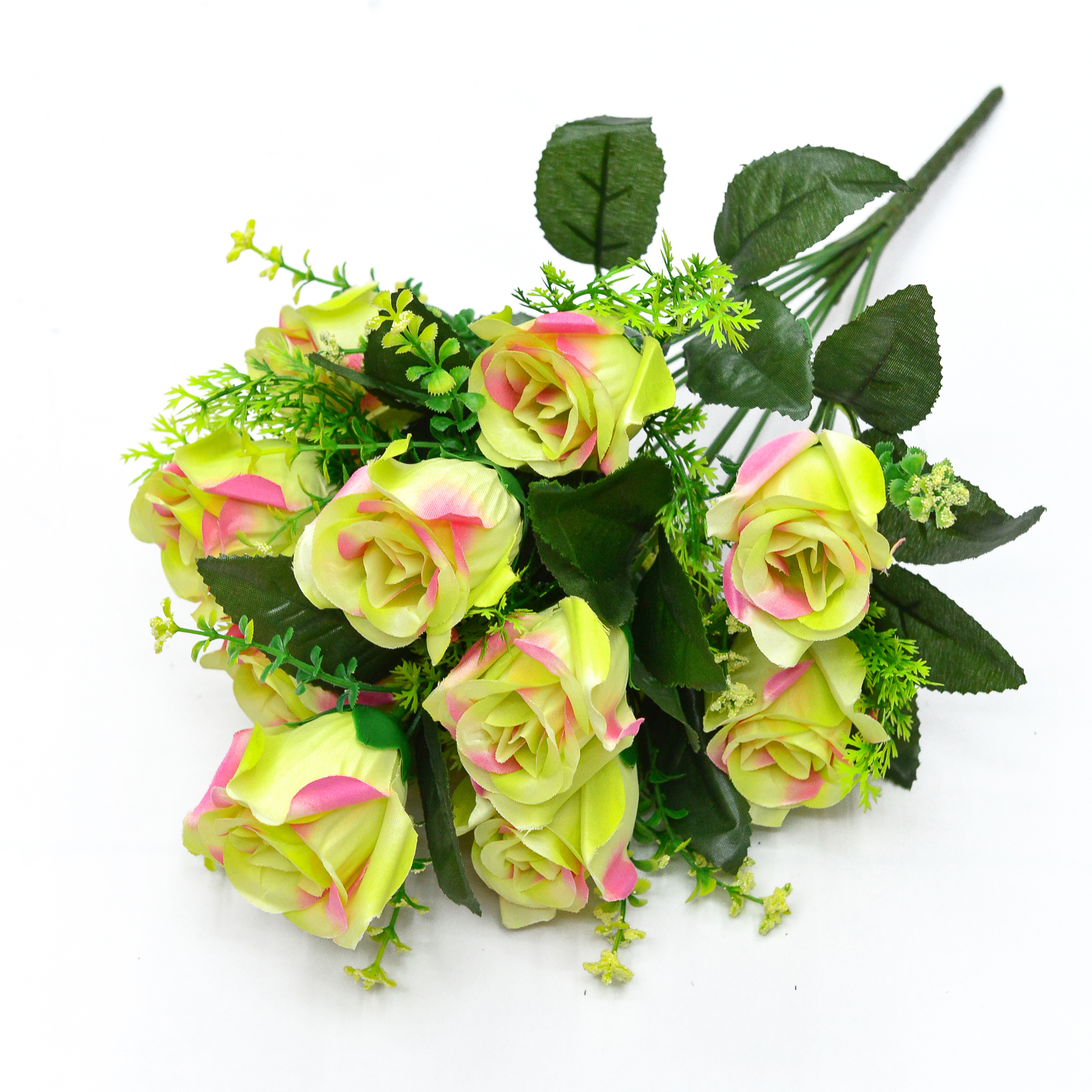 Rose bud artificial flowers, wedding bouquets, home and commercial decorative artificial flowers Specification image