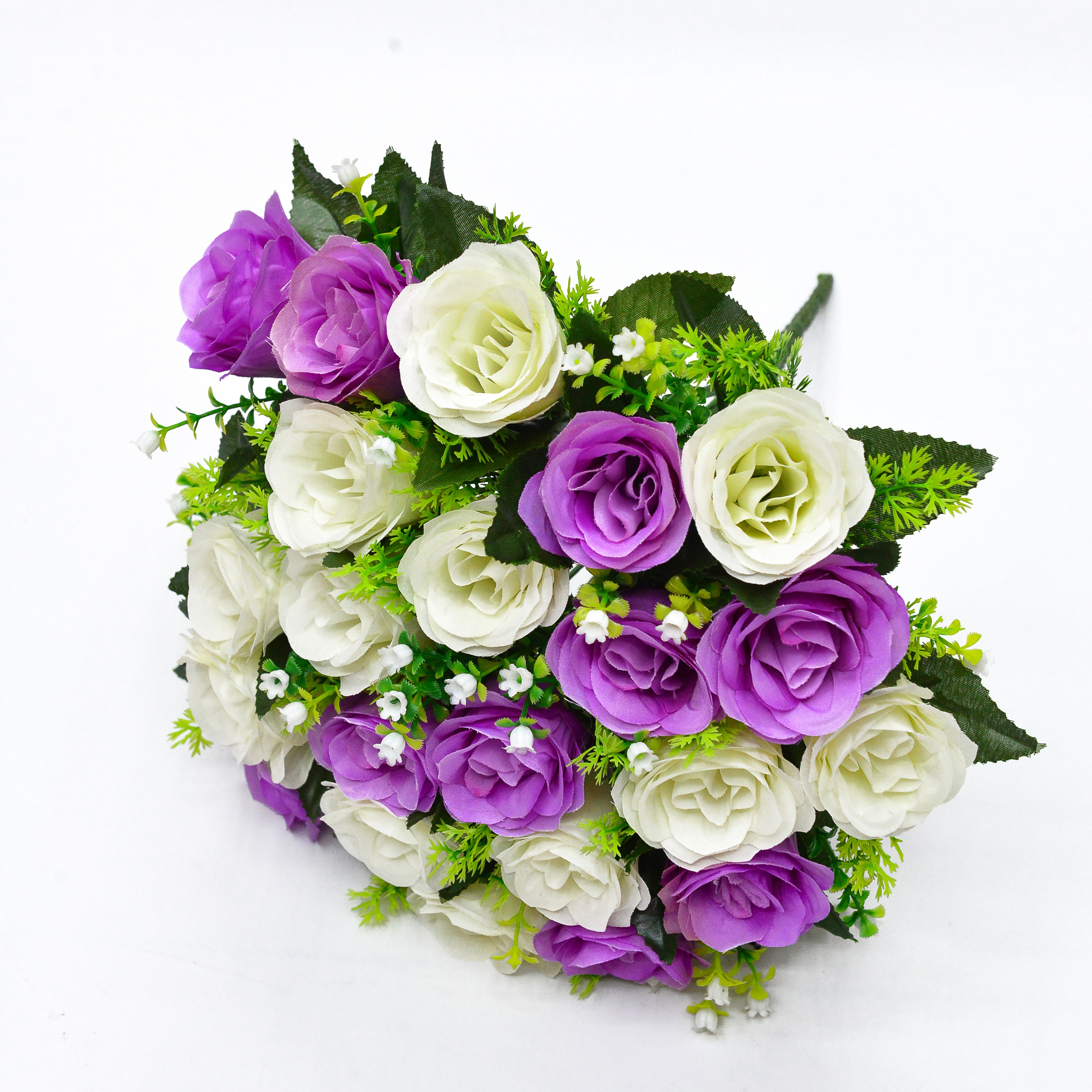 Rose bud artificial flowers, wedding bouquets, home and commercial decoration artificial flowers 01 Specification image
