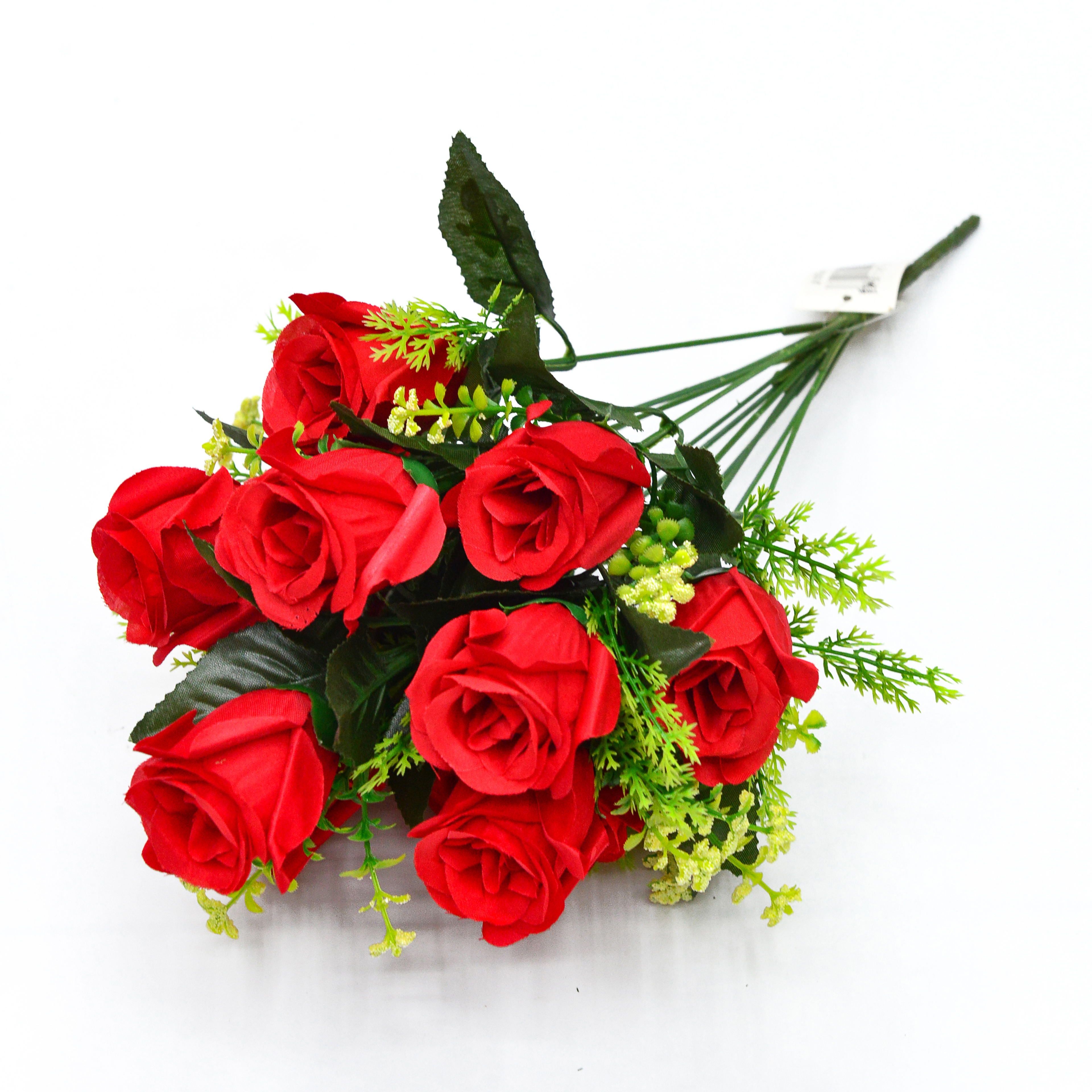 Rose bud artificial flowers, wedding bouquets, home and commercial decorative artificial flowers