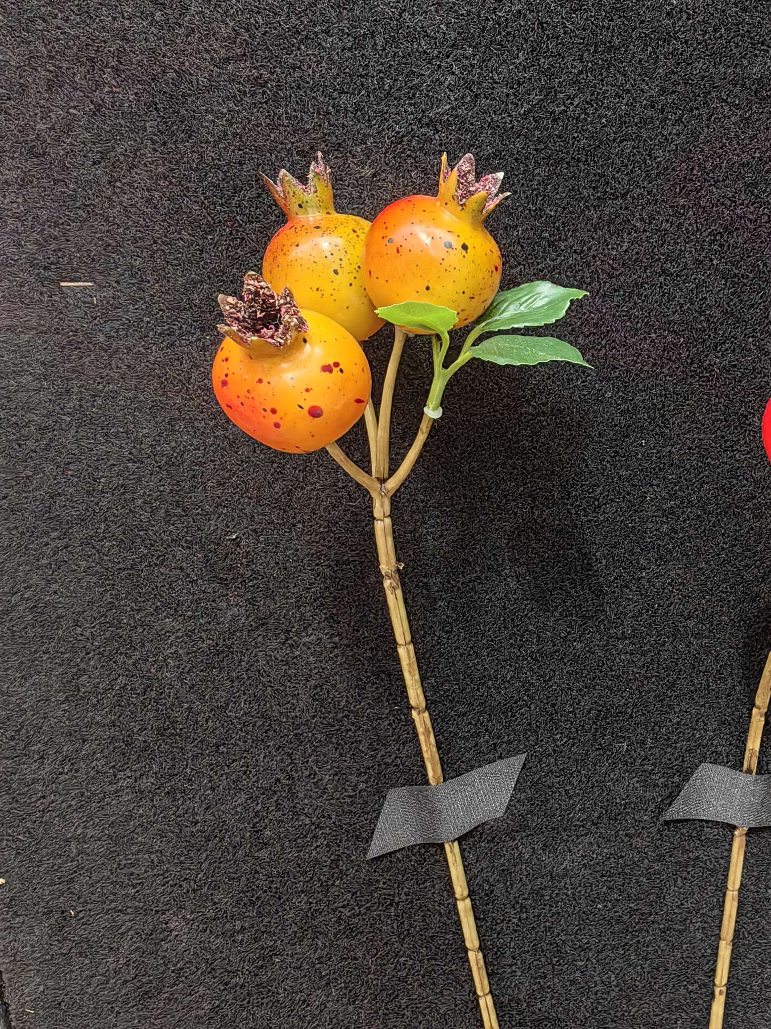 Simulation Mini Pomegranate Fake Flower Simulation Fruit Christmas Holiday Decoration Flower Living Room Table Decoration Simulation Flower Foreign Trade Cross-Border 36 Cm undefined