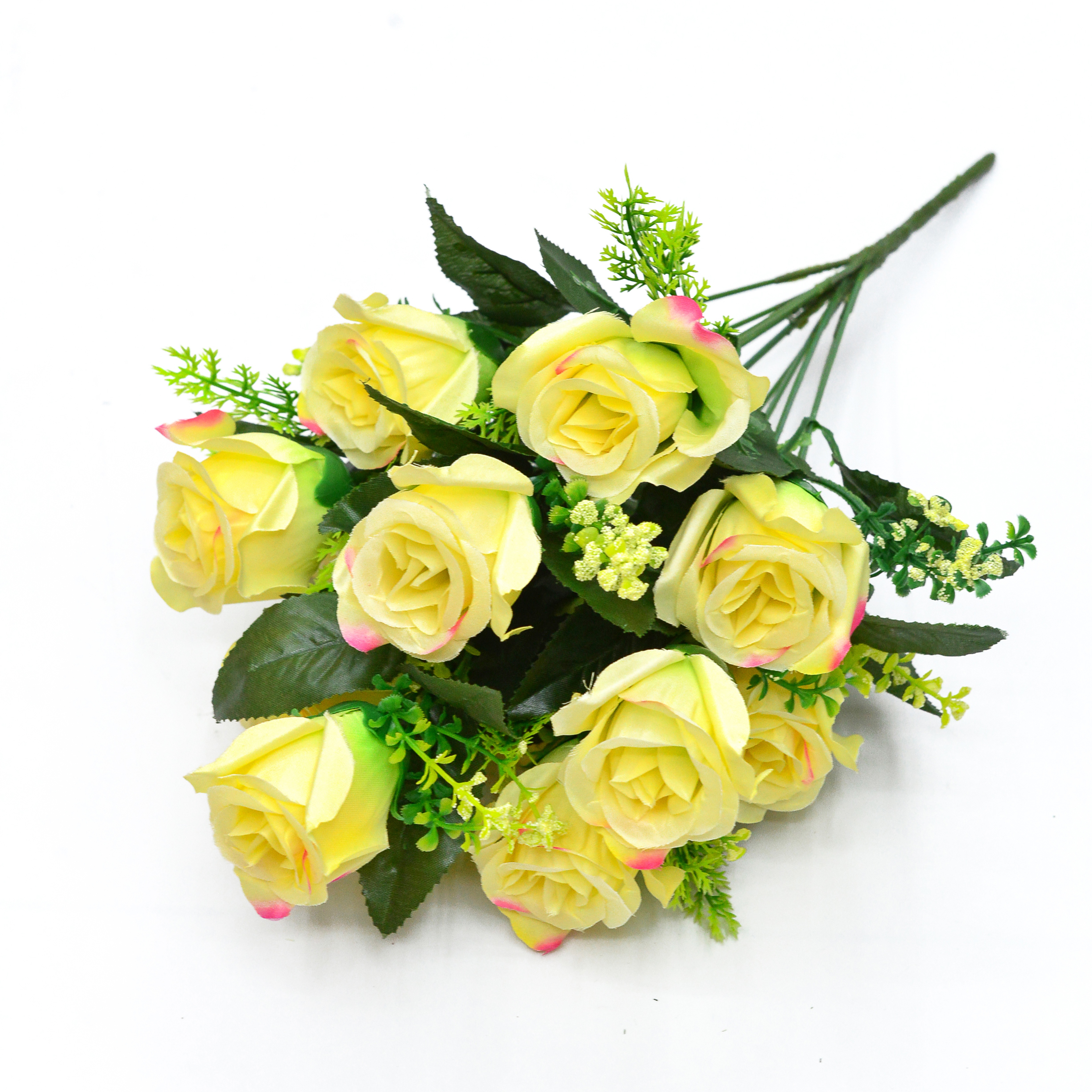 Rose bud artificial flowers, wedding bouquets, home and commercial decorative artificial flowers Application Scenario