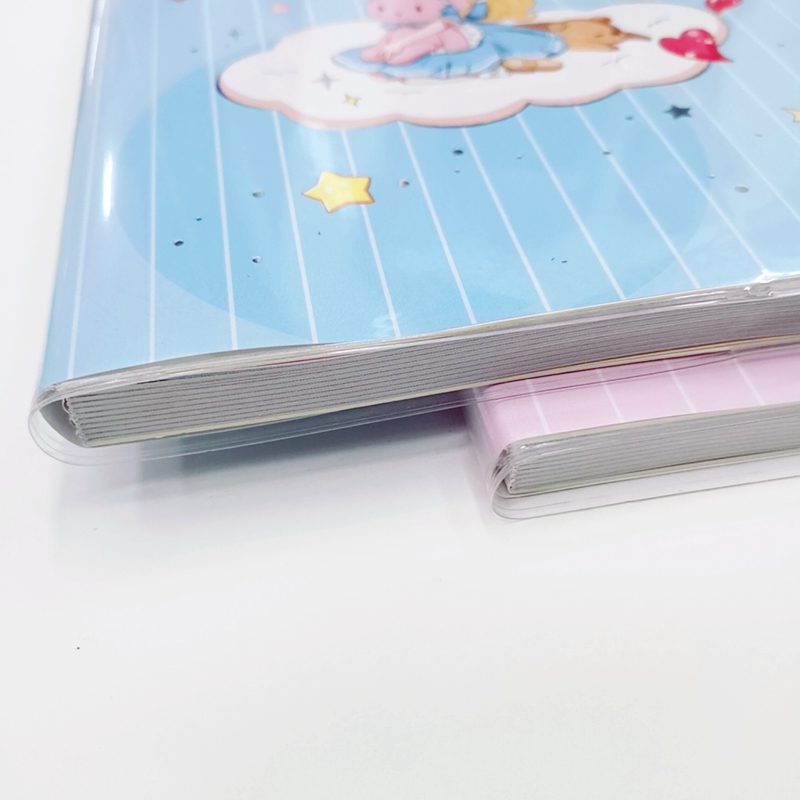 Glue Cover 16K Notebook Notebook Student Book Color Pages Cute Her Girl details Picture