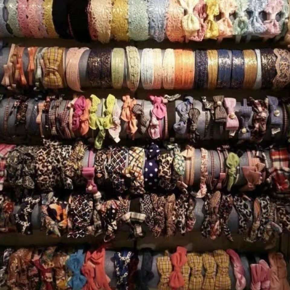 黑色简约宽边发箍女头箍压发卡发捆头饰发旅diy材料发窟头窟布艺详情图2