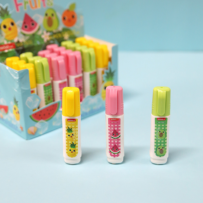 Student stationery correction liquid, cartoon quick-drying correction liquid, color bottle correction liquid, wholesale error correction liquid, large capacity details Picture