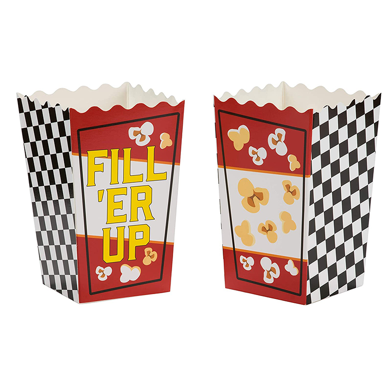 Custom Printed takeaway Fried Food Chicken Popcorn Boxes Party favor Food Packaging Popcorn Box