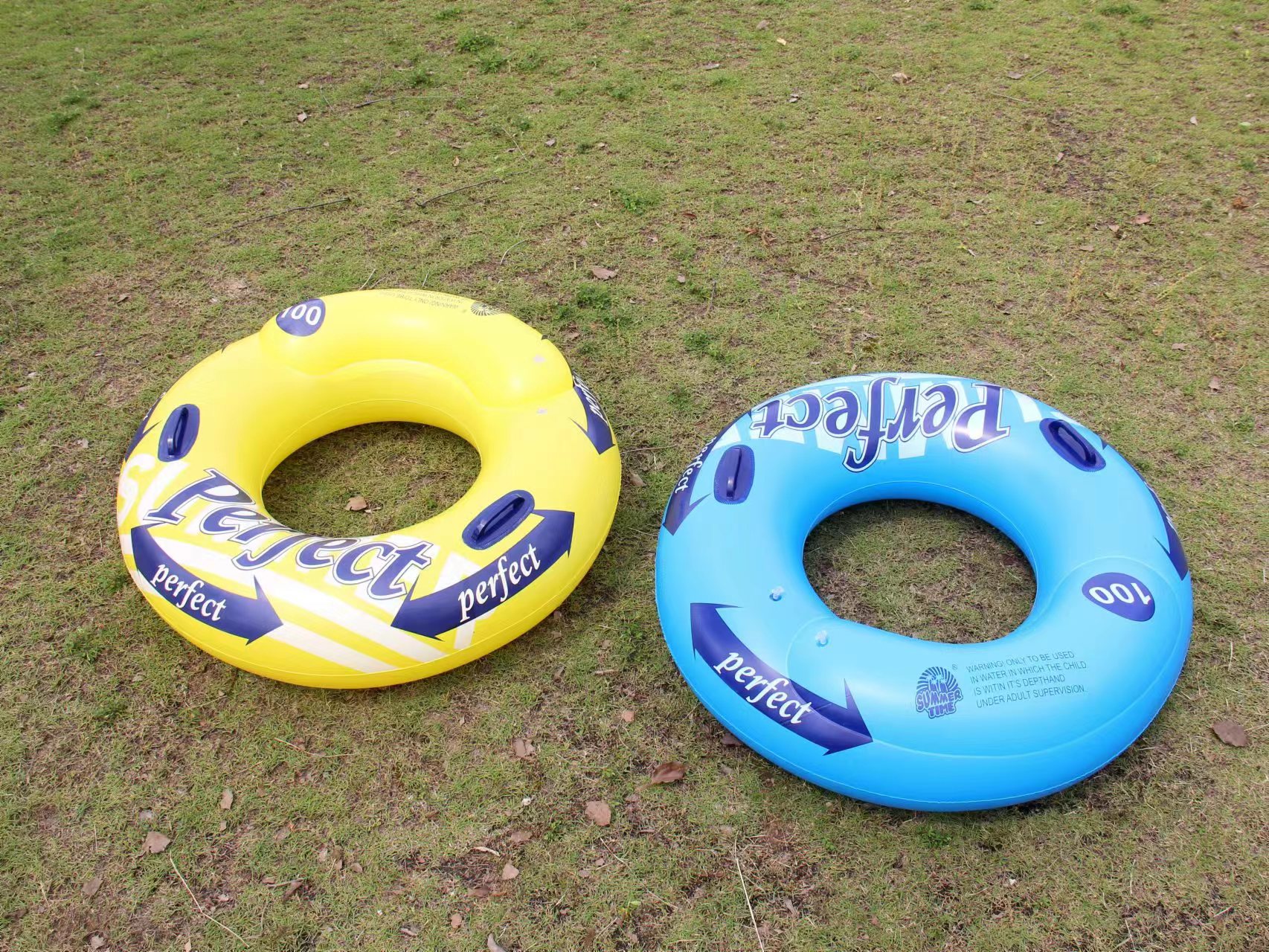 Hongyu factory direct network red adult double air bag thickened back swimming ring Specification drawing