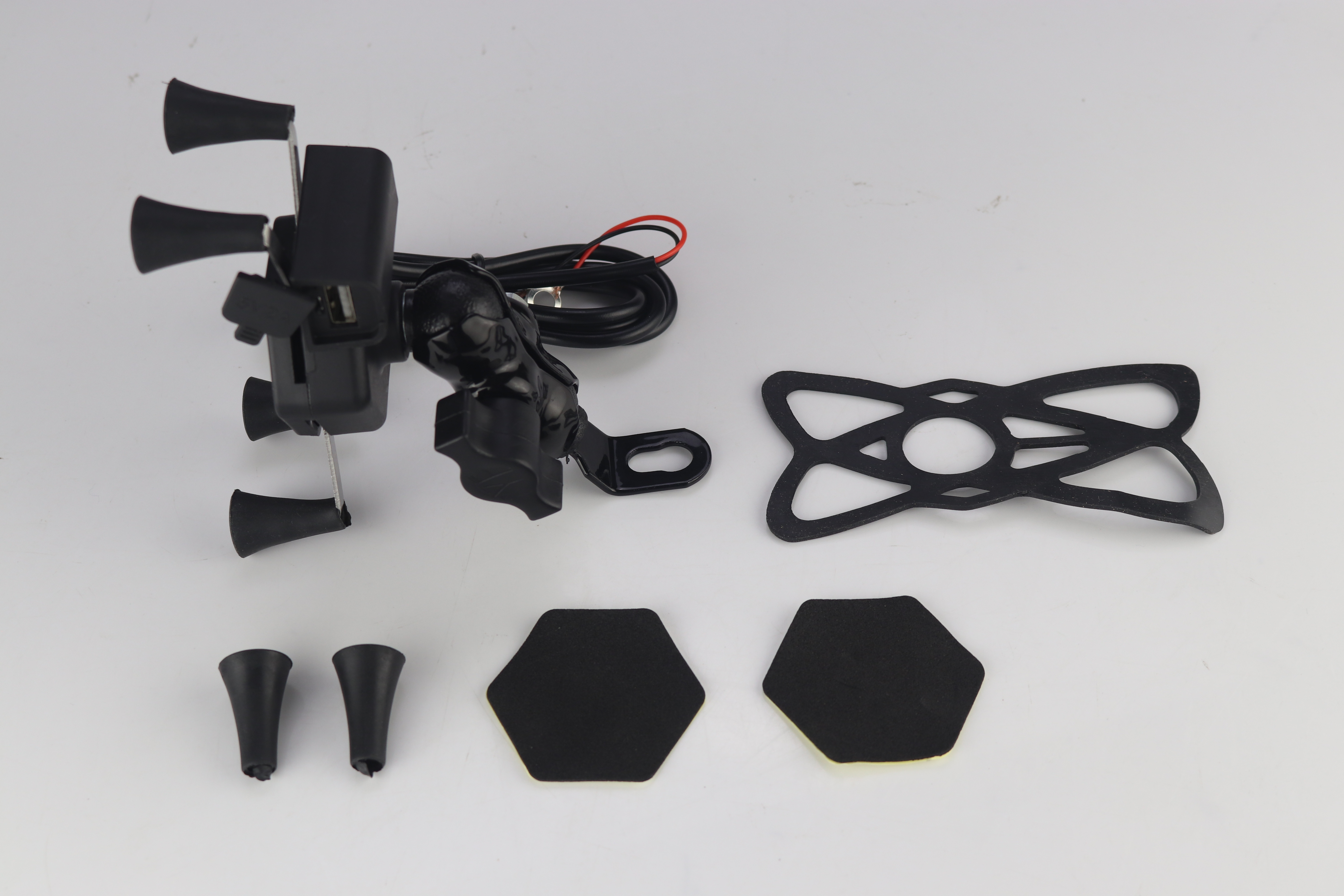 Motorcycle charging stand, mobile phone stand, mobile phone charger stand, rearview mirror mobile phone charger stand, electric vehicle stand Item Picture