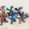 欧胤玩具 六款魔龙混装橡胶恐龙玩具 发声发光玩具 创意模型玩具图