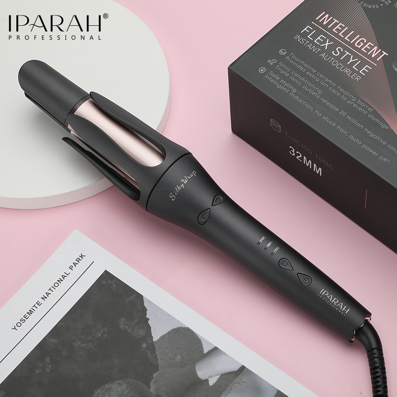 IPARAH cross-border export high-temperature automatic curling iron made of ceramic material P-208 Application Scenario