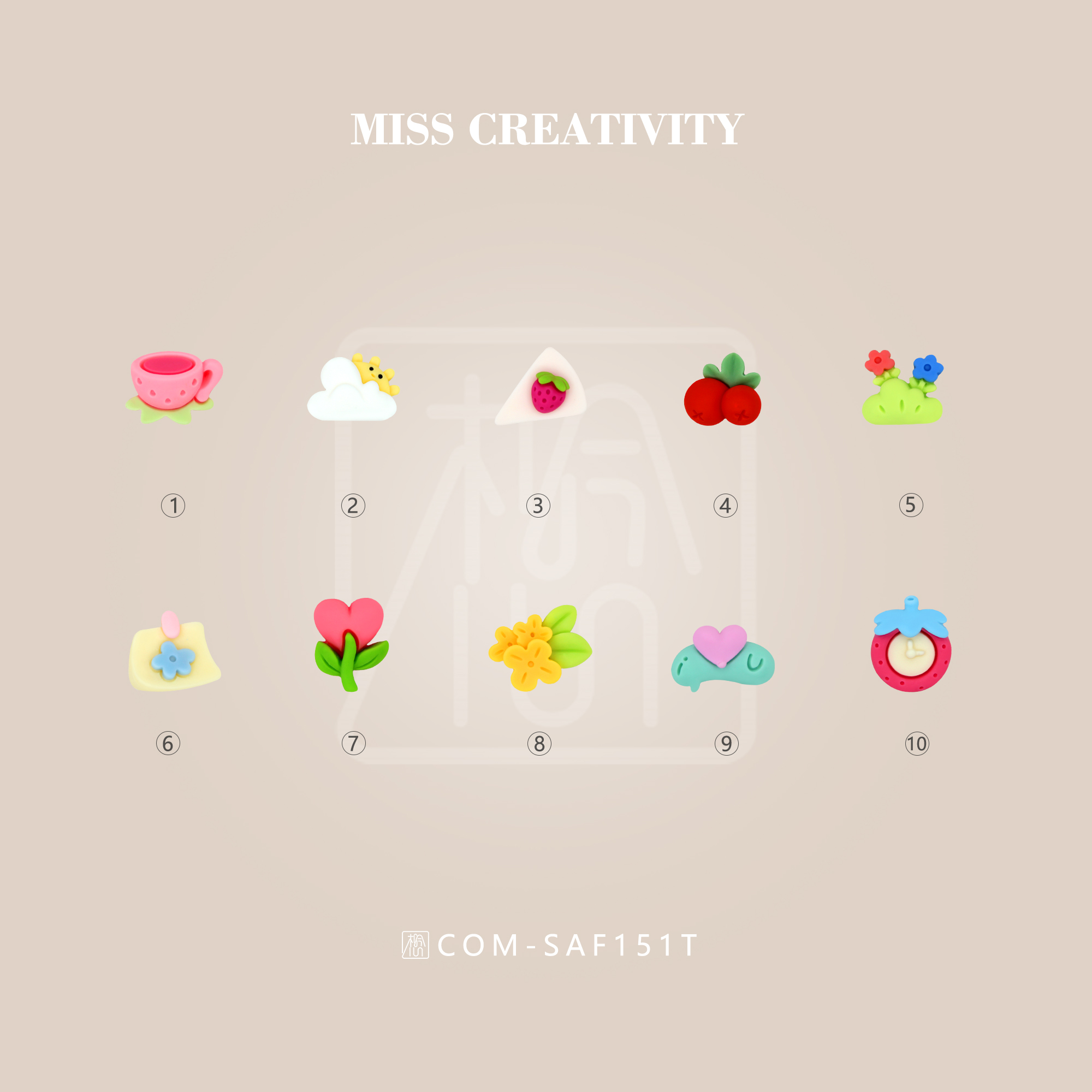 Miss Creative Diy Food Play Mini Ear Accessories Wholesale Headwear Hair Rope Accessories Manufacturers Wholesale Af151