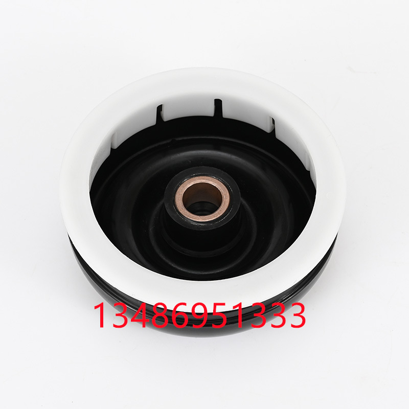 Black leather cups for washing machines, accessories for washing machine spin dryers, shockproof spin components for household washing machines, leather cups for semi-automatic washing machines, water seals for spin drying buckets, outer diameter of leather cups 83, water seals for washing machine motors with frames details Picture