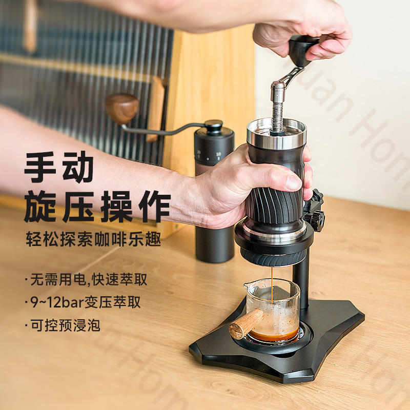 多合一咖啡达人款专业级便携式变压手摇意式咖啡机附粉杯压粉锤详情图3