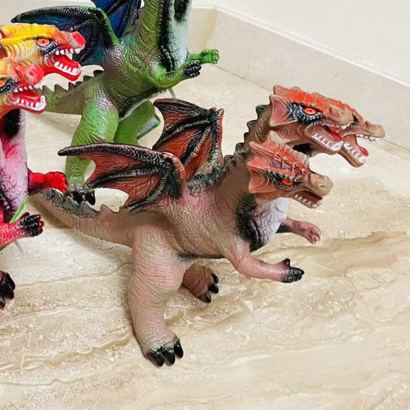 欧胤玩具 6款大飞龙橡胶恐龙玩具 PVC发声发光玩具 模型环保玩具详情2