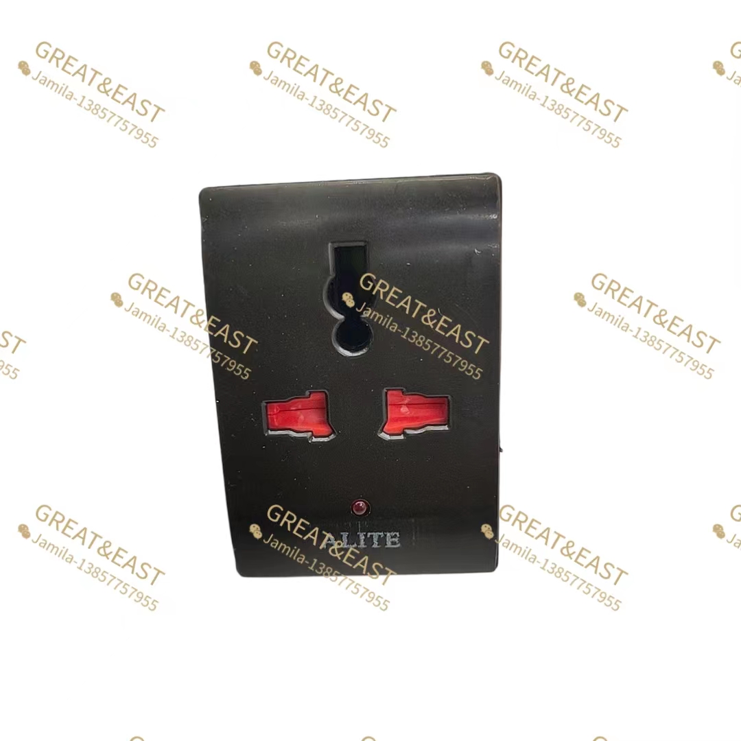 Электрик чёрный европейский переключатель Specification image