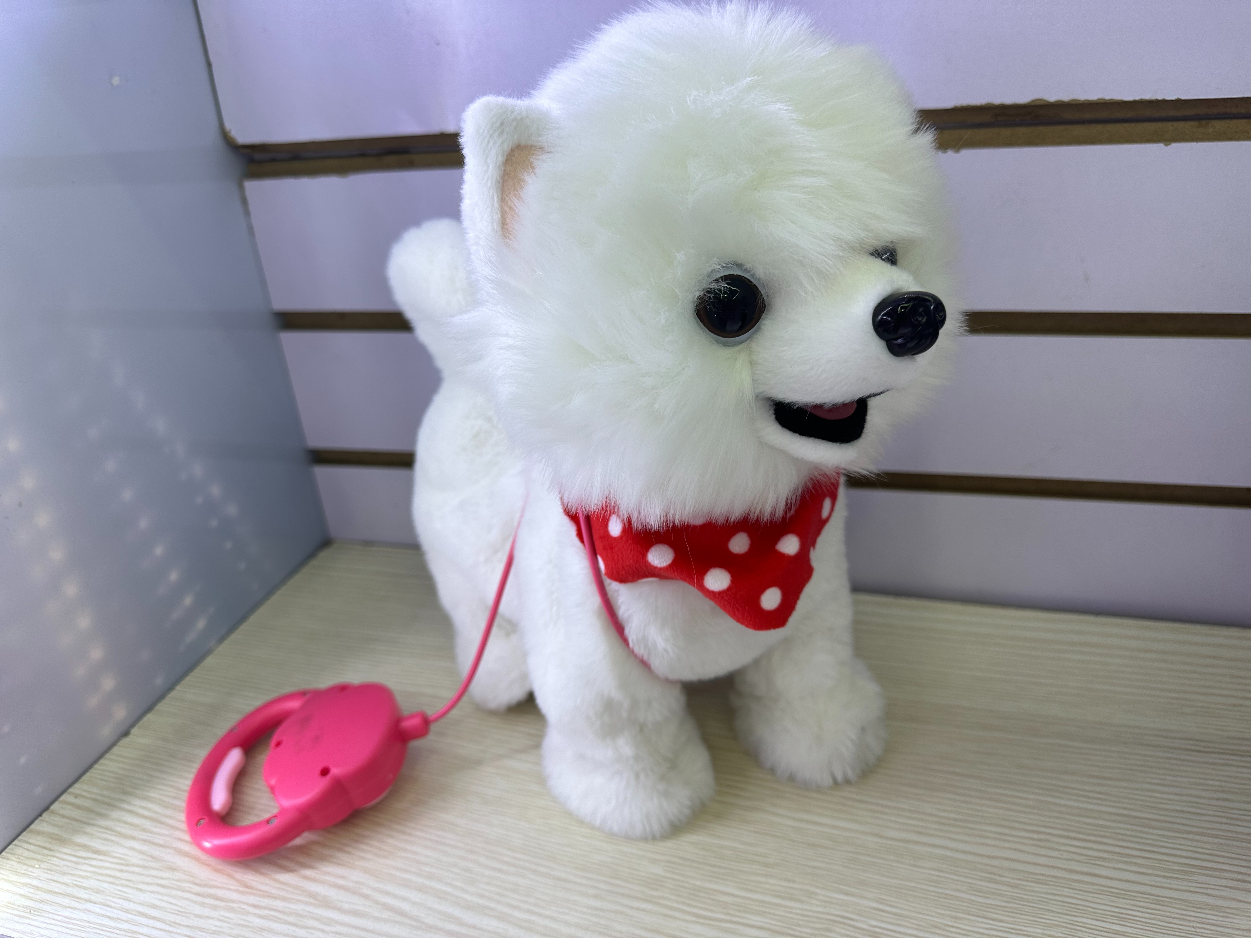 Leash, lick tongue, walk, sing, toy dog, electronic simulation dog details Picture