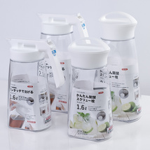PEARL日本进口可以耐高温水壶冰箱凉水壶大容量泡茶壶可横竖放置冰箱密封不会溢出可以节省空间的水壶容量1.6L和2.1L