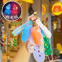 透明发光萝卜刀3D解压玩具创意折叠迷你萝卜刀学生便带式重力小刀