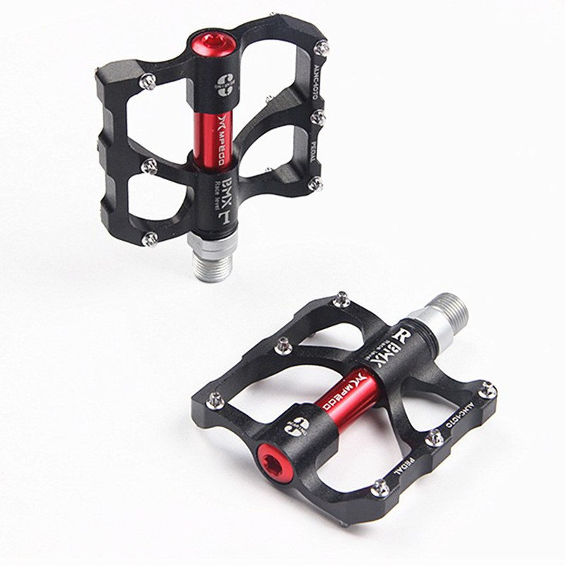 ALNC-1070 bearing footrest, aluminum alloy footrest, bicycle footrest, mountain bike with nails, anti-slip bicycle footrest details Picture