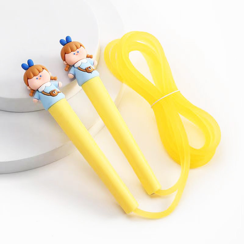 1065 Cute Little girl series thin handle jump rope details Picture