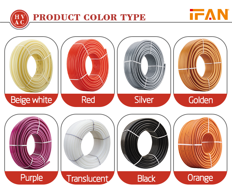 IFAN 厂家直销 PERT 地暖管 4分阻氧家用加厚 地热管 养殖工程6分 采暖管 批发详情8
