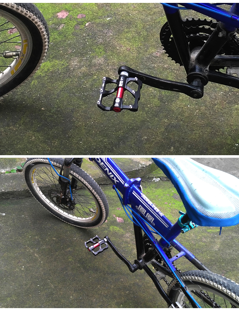 ALNC-1070 bearing footrest, aluminum alloy footrest, bicycle footrest, mountain bike with nails, anti-slip bicycle footrest pic 20