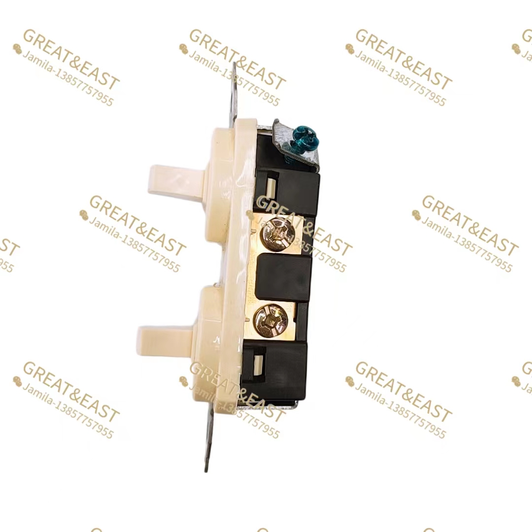 HBE-2F dual-switch American dual-switch toggle switch, American standard household wall light switch, American standard dual-control switch Specification image