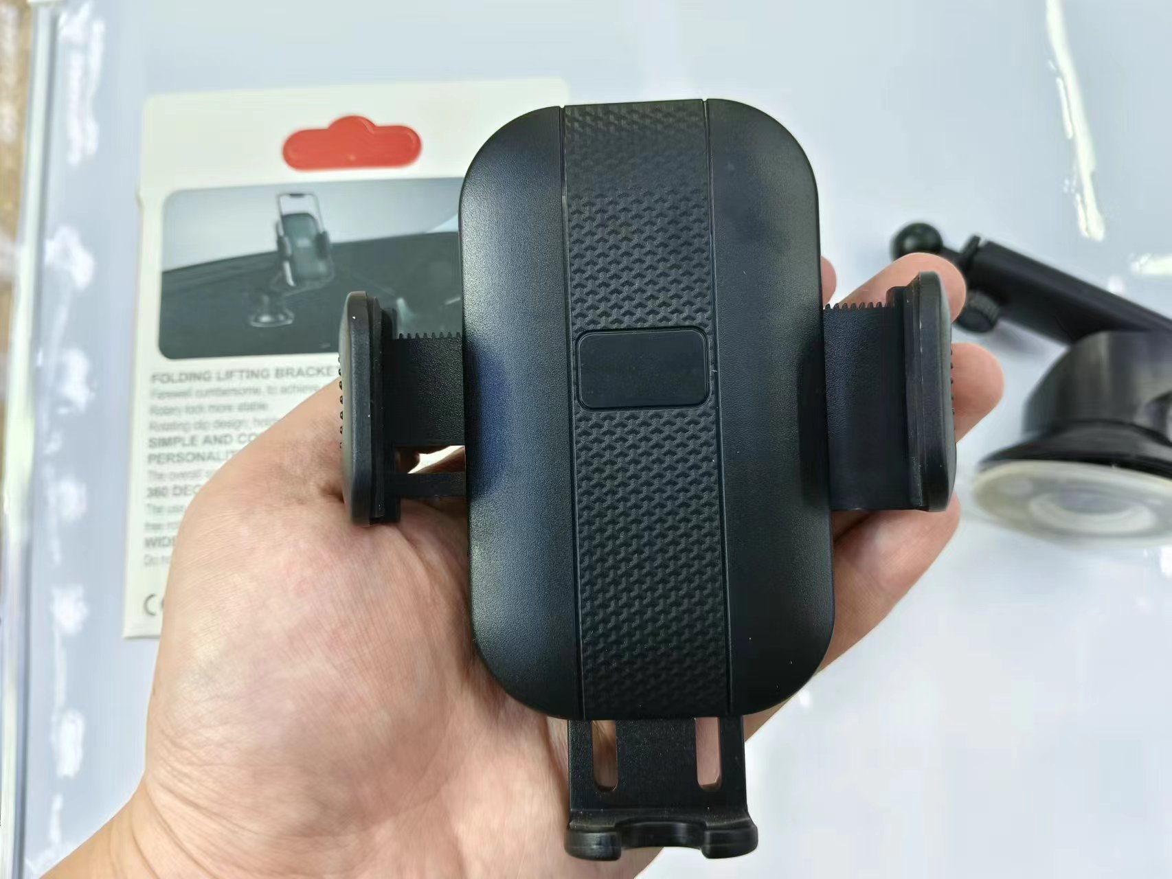 CAR360° Buckle telescopic sucker support Specification drawing