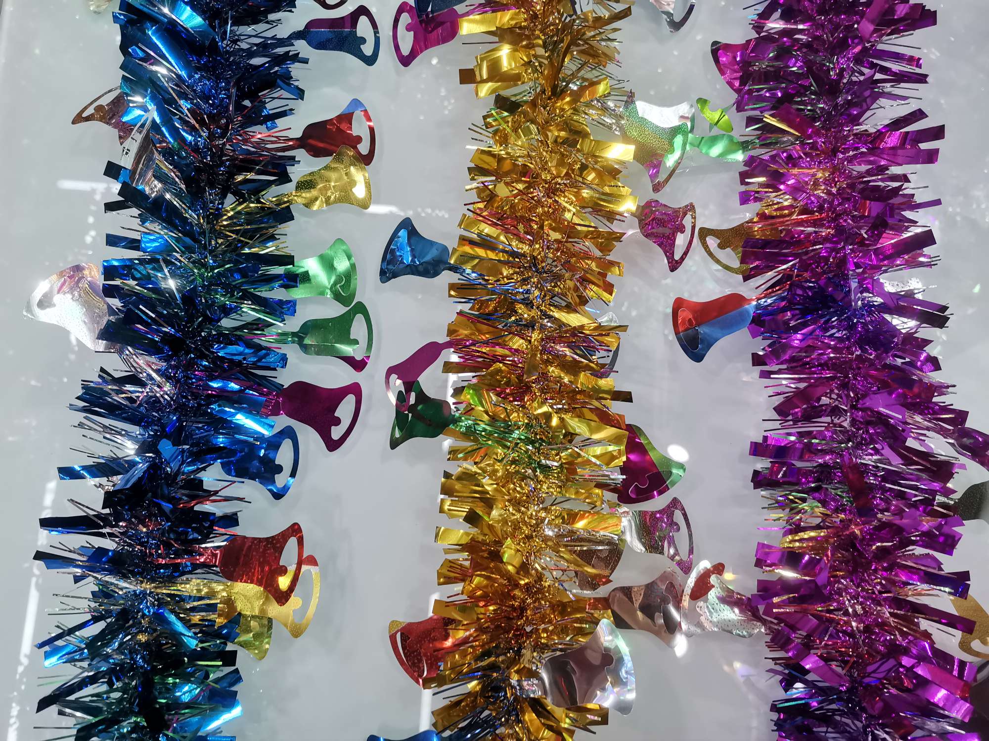 圣诞彩条毛条茜草派对节日用品等