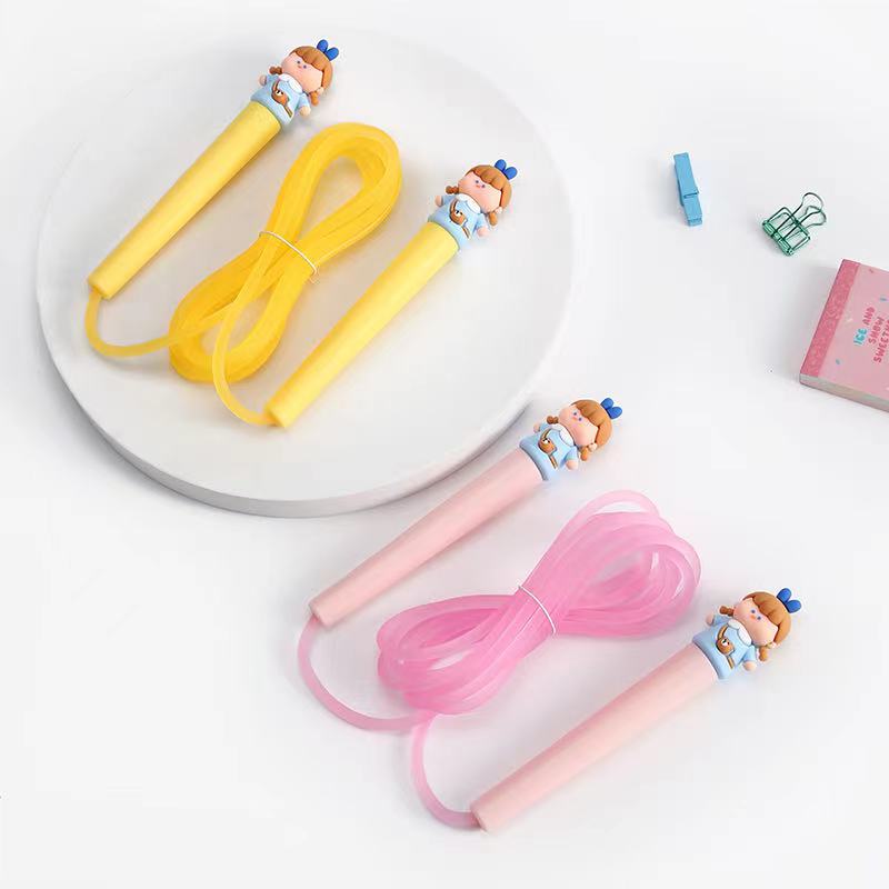 1065 Cute Little girl series thin handle jump rope Specification drawing