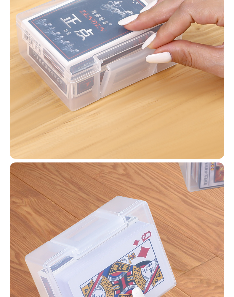 SANADA日本进口收纳盒卡片名片收纳 游戏卡片塔罗牌纸牌收纳卡套详情11