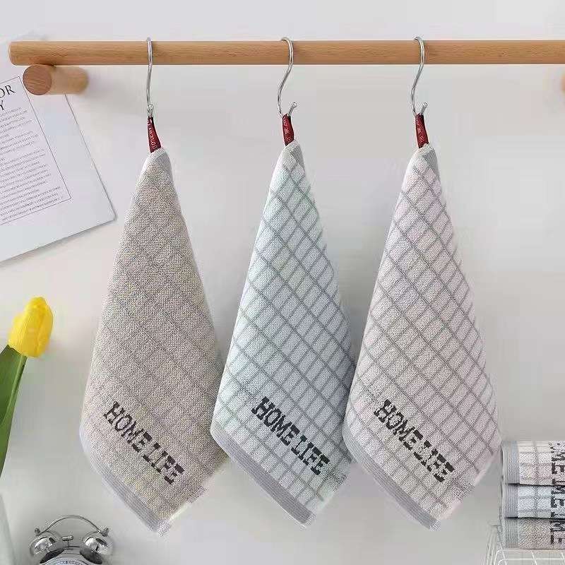Square towel 25*25cm pure cotton face towel, kindergarten children's mouth towel detail image 7