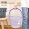 INOMATA日本进口塑料水桶 带刻度手提水桶 透明洗车桶便携式 家用水桶图