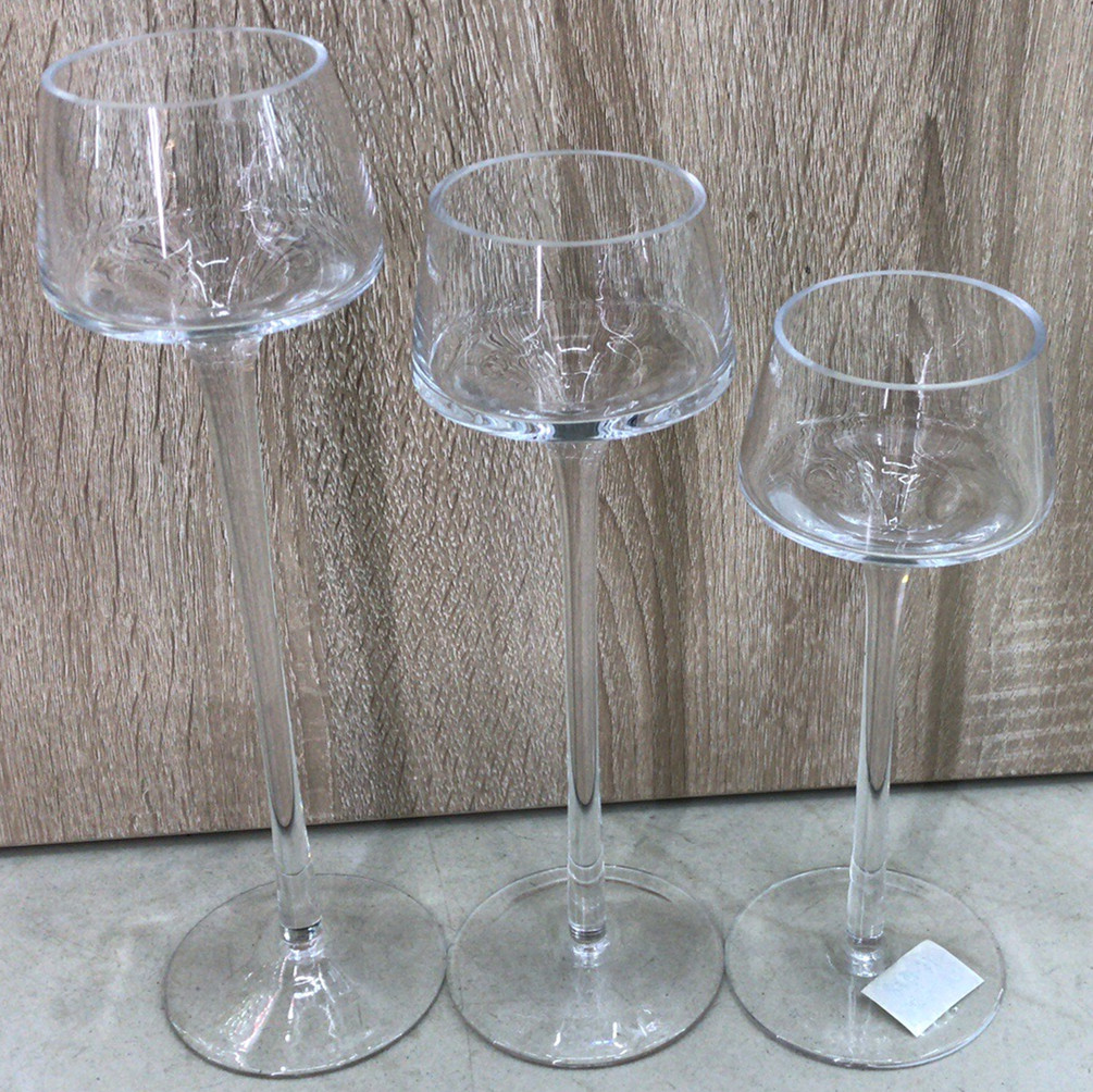 玻璃烛台蜡烛杯玻璃烛台摆件婚庆烛台摆件详情1