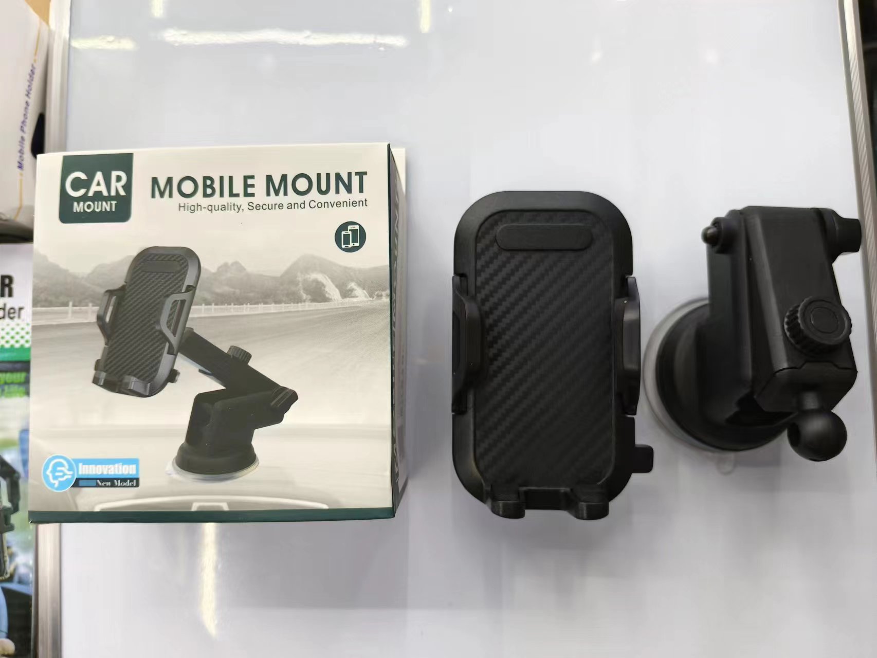 King Kong sucker type robotic arm mobile phone stand Specification drawing