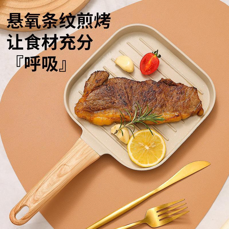 早餐锅/牛排煎盘/烤肉盘细节图