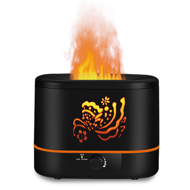 火焰加湿器/大容量火焰香薰机白底实物图