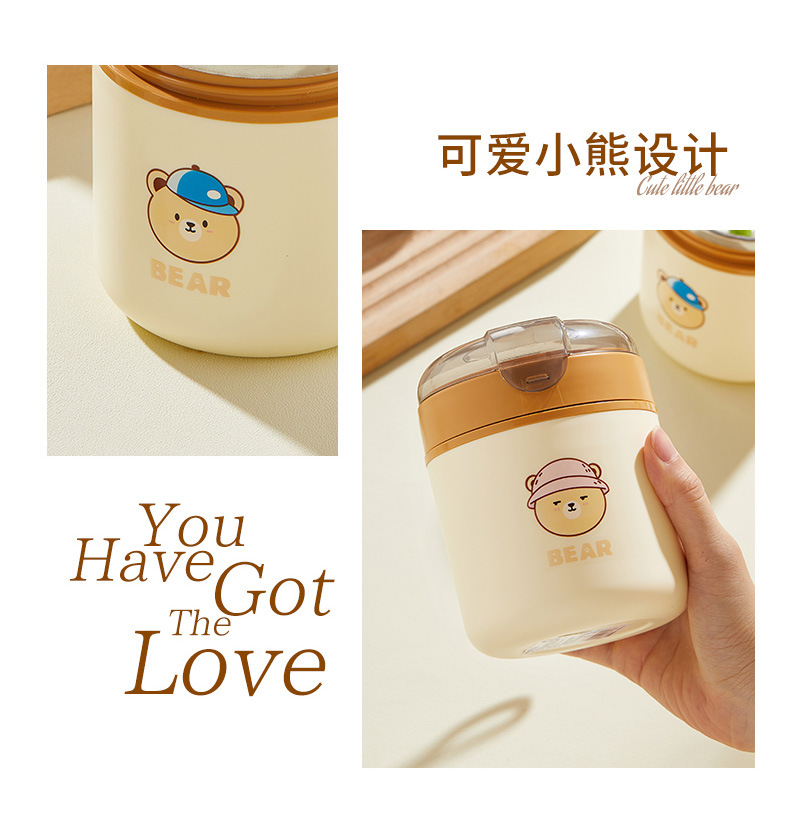 J35-2904 stainless steel soup cup, sealed breakfast cup, high appearance level porridge jar, portable soup jar, baby complementary food jar detail image 6