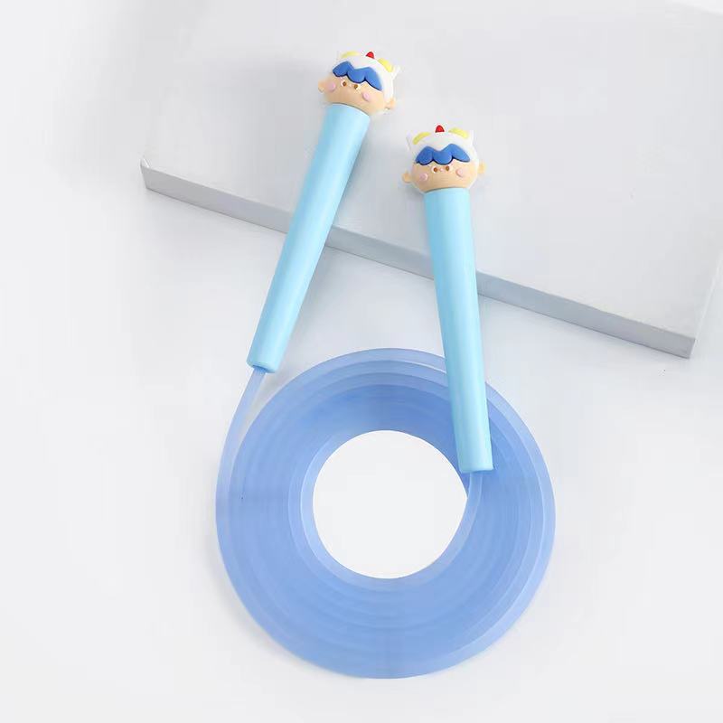 1061 Cute Little Boy series thin handle jump rope Application Scenario